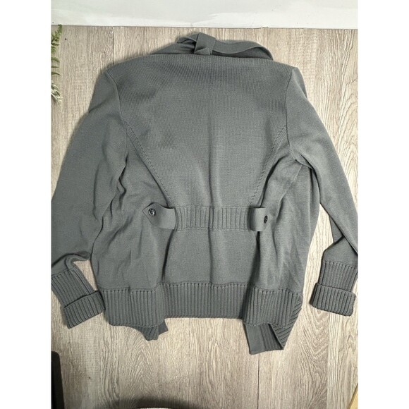 Ramblers Way Women’s Cardigan Sweater 100% Rambouillet Wool Grey XS/S - Picture 6 of 6